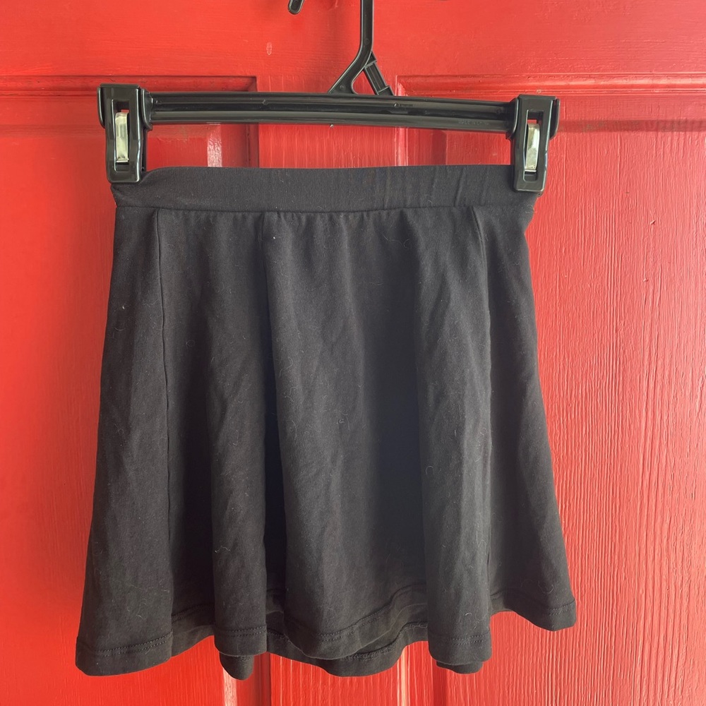 H&M cotton black skirt